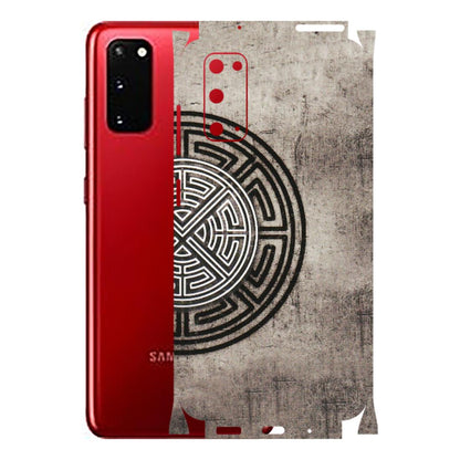 Samsung A/S Series Phone Skins (All Models) - Mysterious Circular Design - 3D Embossed Finish (L-63) Samsung Galaxy S20