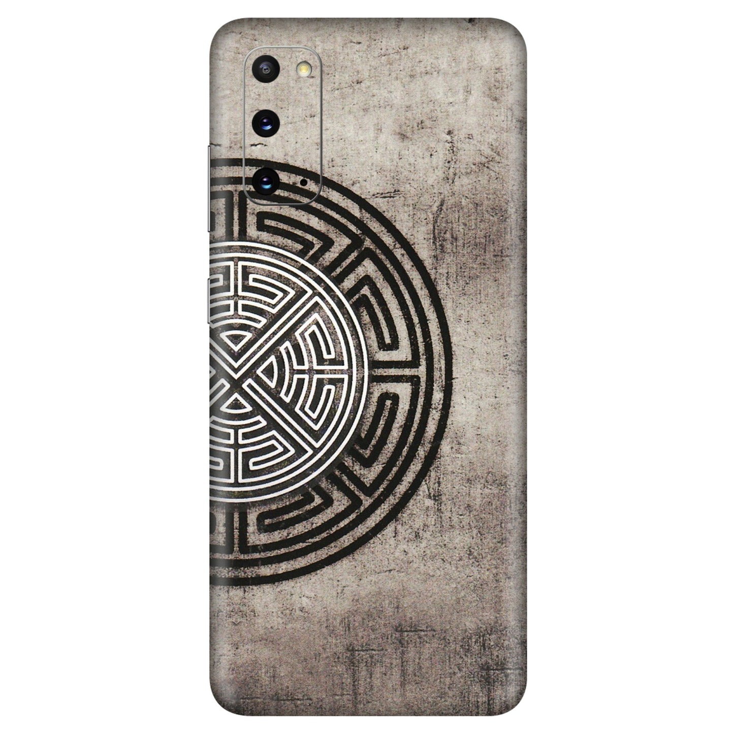 Samsung A/S Series Phone Skins (All Models) - Mysterious Circular Design - 3D Embossed Finish (L-63) Samsung Galaxy S20