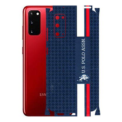 Samsung A/S Series Phone Skins (All Models) - US POLO Designer Brand - 3D Embossed Finish (L-65) Samsung Galaxy S20