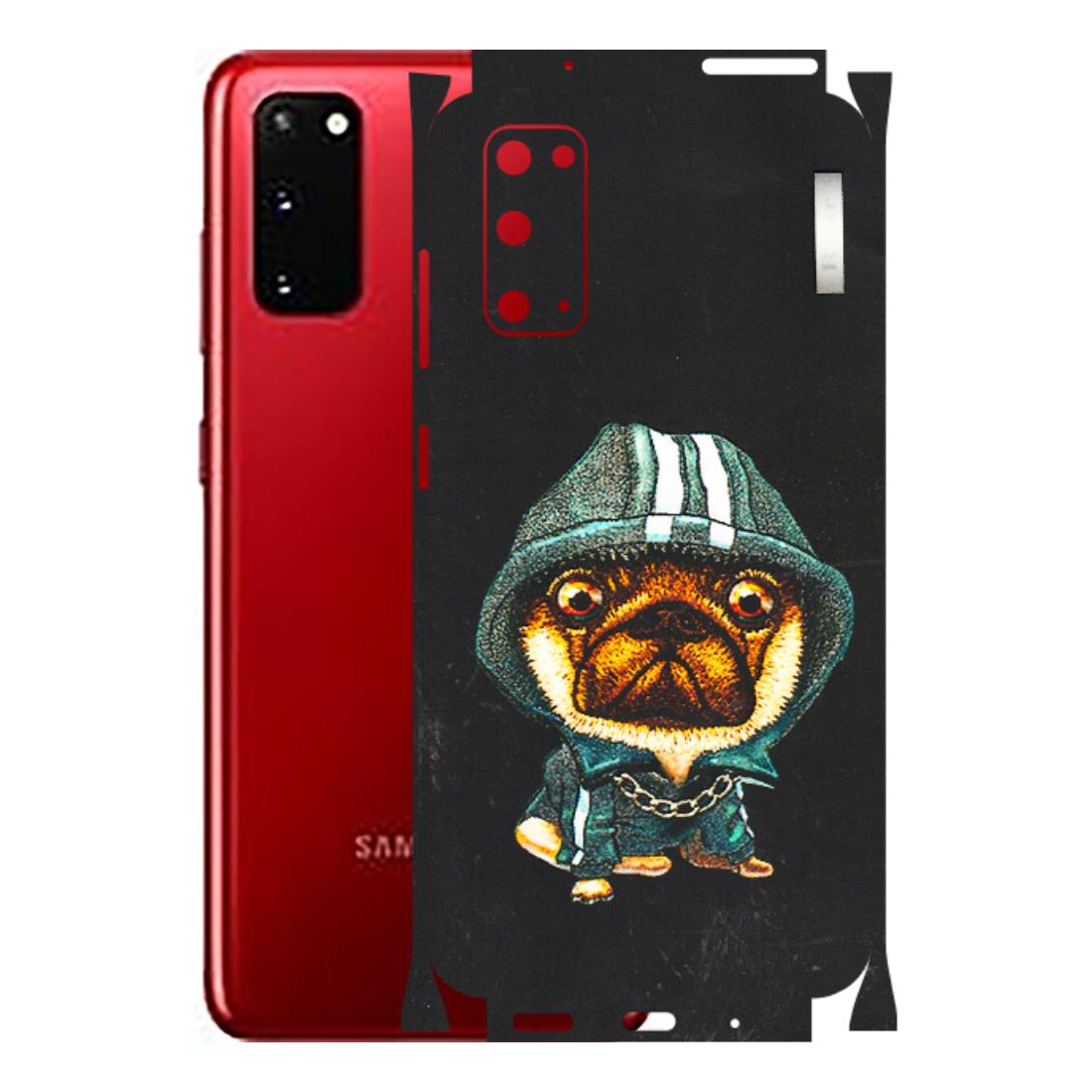 Samsung A/S Series Phone Skins (All Models) - Puppy N Hoodie - 3D Embossed Finish (L-90) Samsung Galaxy S20