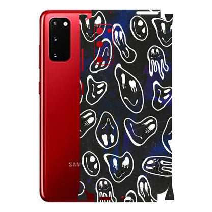 Samsung A/S Series Phone Skins (All Models) - Distorted Smileys - 3D Embossed Finish (L-92) Samsung Galaxy S20
