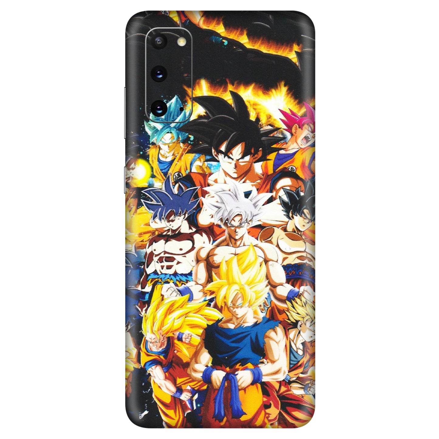 Samsung A/S Series Phone Skins (All Models) - Ultimate Dragon Ball Z - Matte Finish (M-100) Samsung Galaxy S20