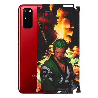 Samsung A/S Series Phone Skins (All Models) - Roronoa Zoro - Matte Finish (M-102) Samsung Galaxy S20