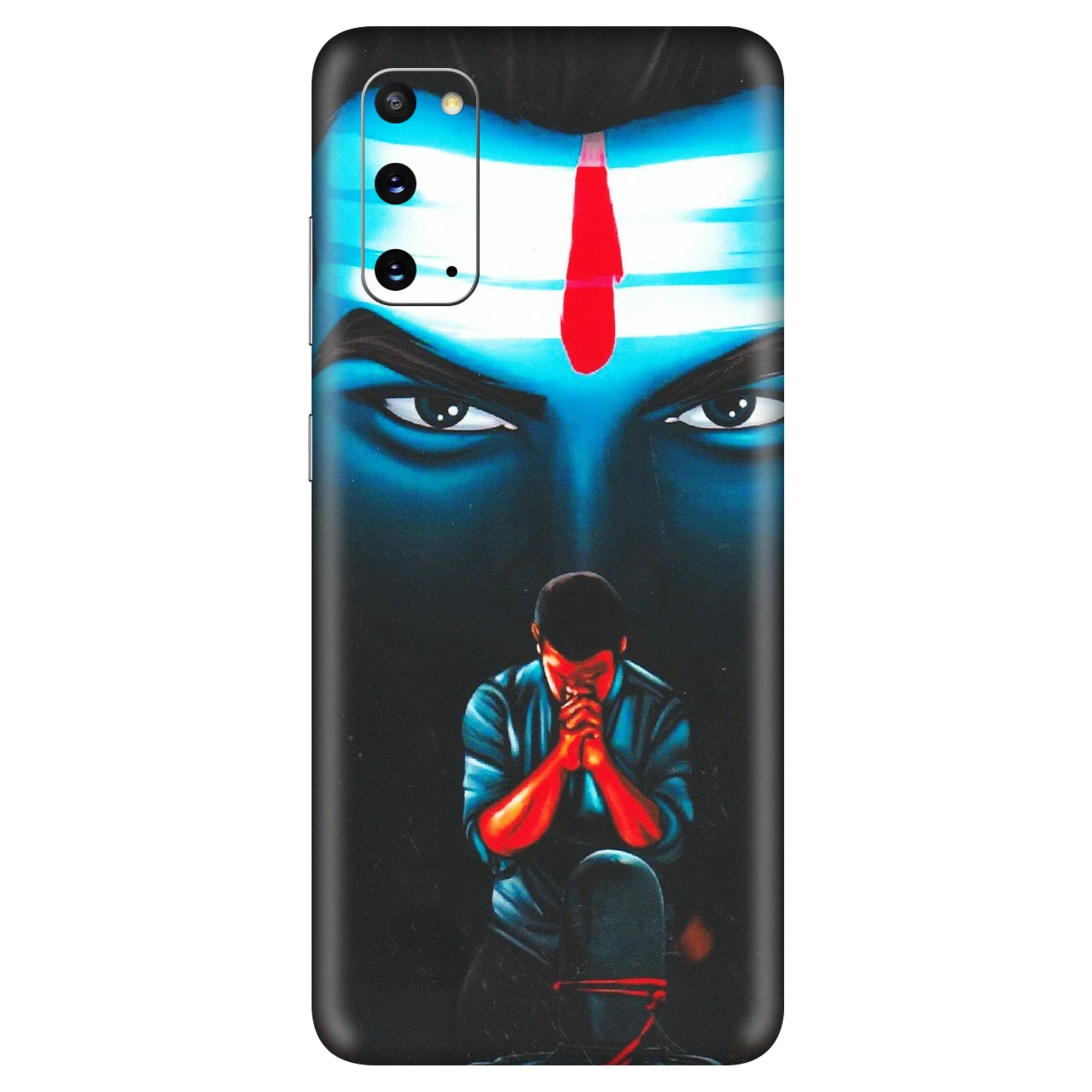 Samsung A/S Series Phone Skins (All Models) - Mahakal Bhakt - Matte Finish (M-112) Samsung Galaxy S20
