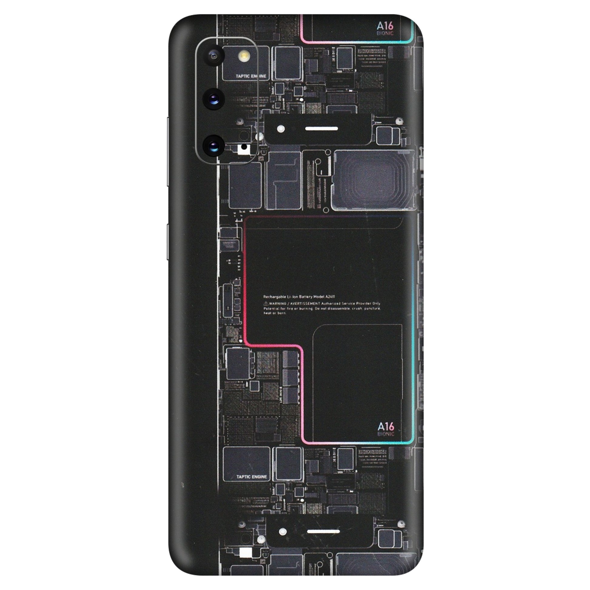 Samsung A/S Series Phone Skins (All Models) - Motherboard Circuit Layout - Matte Finish (M-117) Samsung Galaxy S20