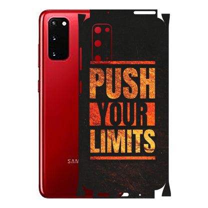 Samsung A/S Series Phone Skins (All Models) - Push Your Limits - Matte Finish (M-118) Samsung Galaxy S20