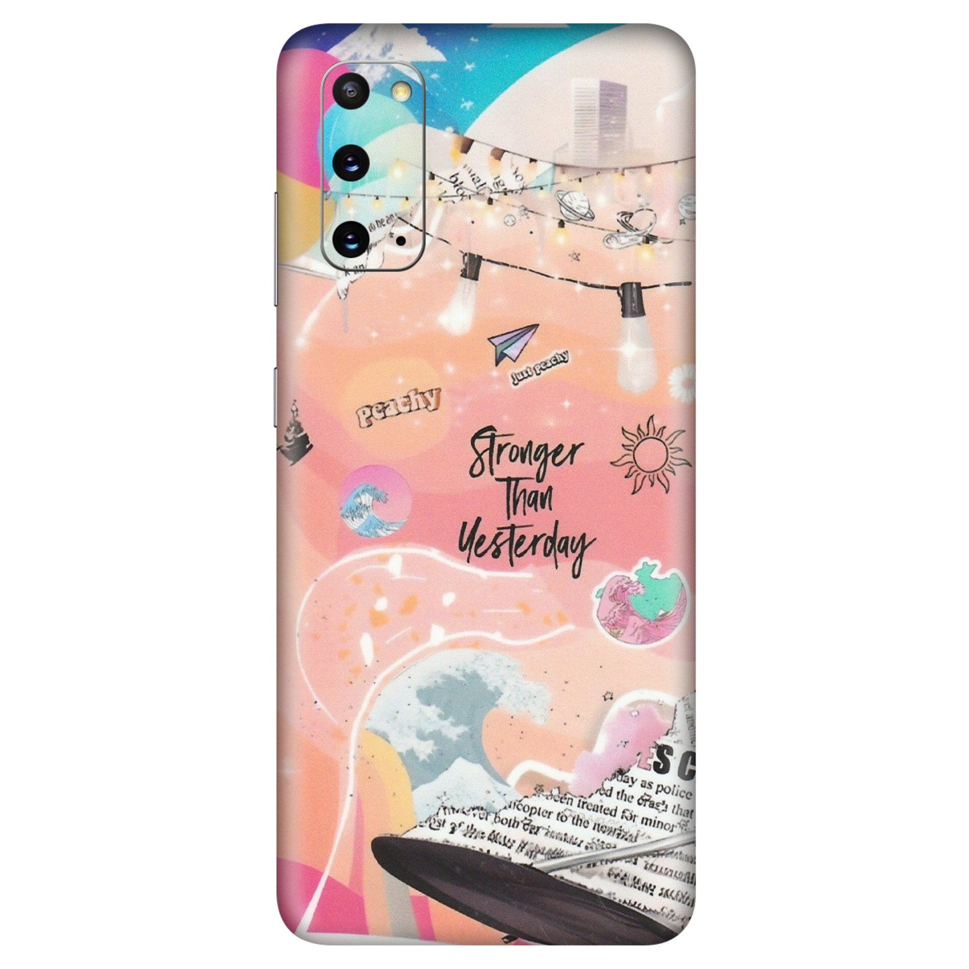 Samsung A/S Series Phone Skins (All Models) - Stronger Then Yesterday - Matte Finish (M-128) Samsung Galaxy S20