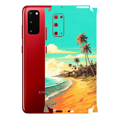 Samsung A/S Series Phone Skins (All Models) - Miami Beach - Matte Finish (M-136) Samsung Galaxy S20