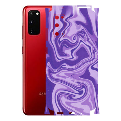 Samsung A/S Series Phone Skins (All Models) - Hazy Purple Nights - Matte Finish (M-14) Samsung Galaxy S20