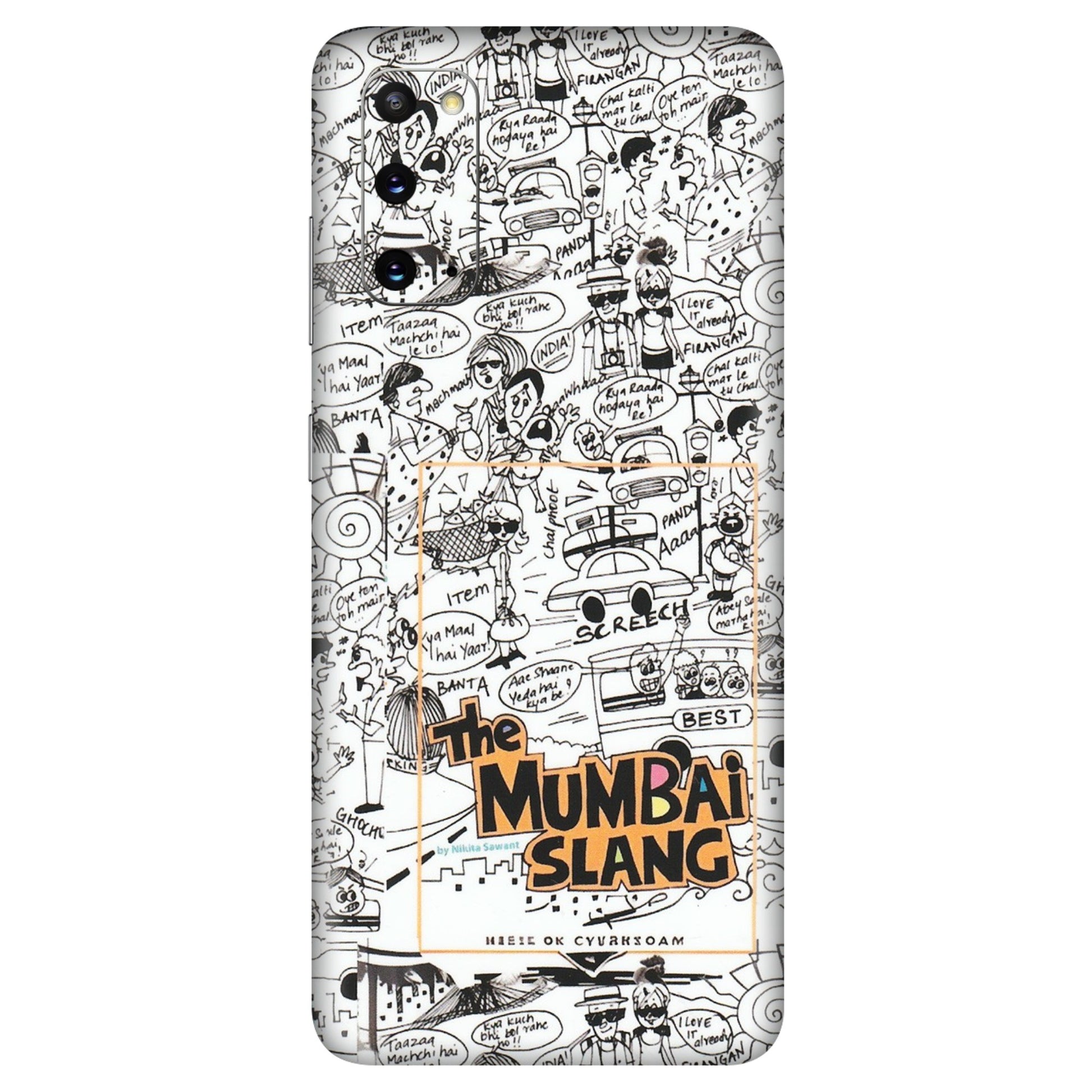 Samsung A/S Series Phone Skins (All Models) - The Mumbai Slang - Matte Finish (M-142) Samsung Galaxy S20