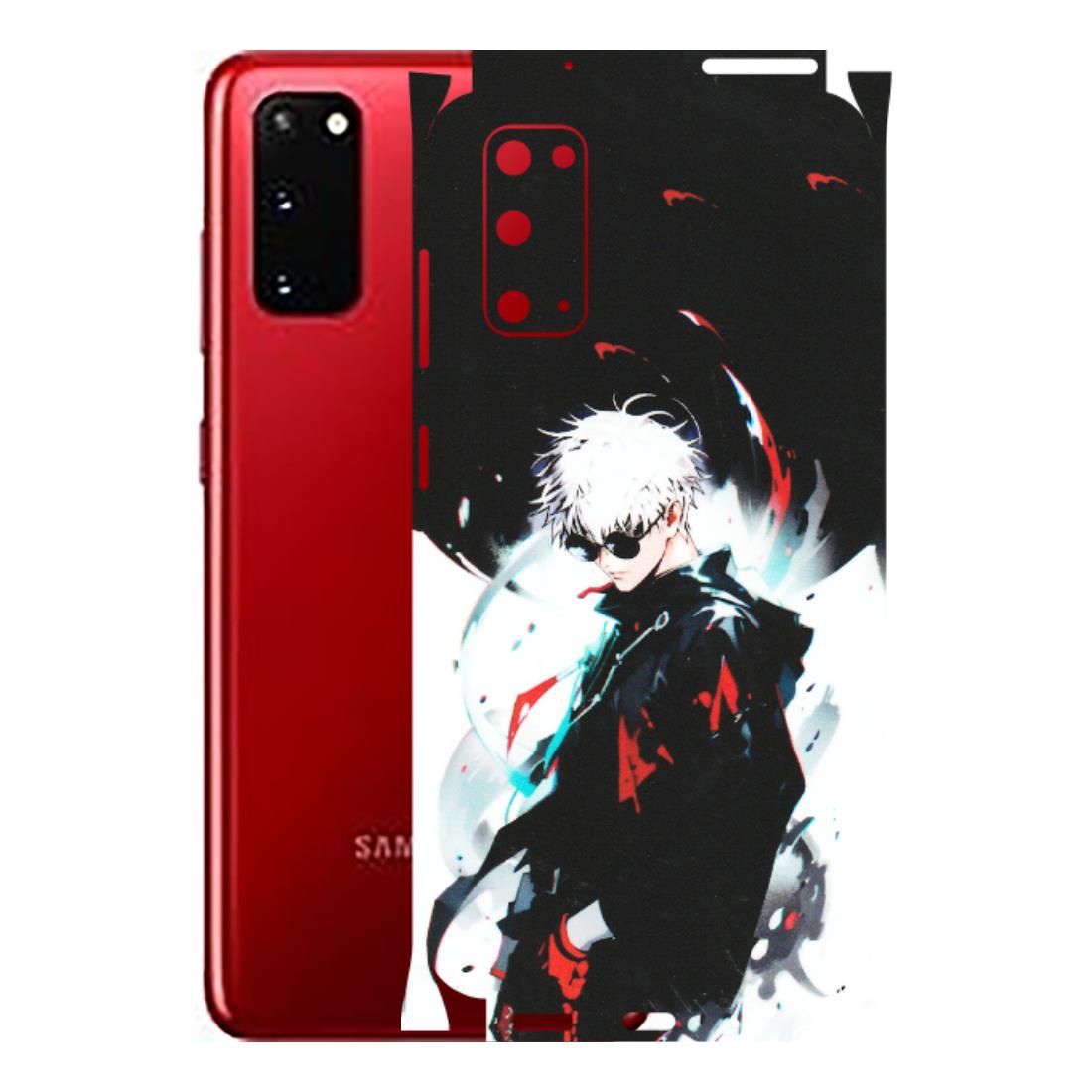Samsung A/S Series Phone Skins (All Models) - Gojo Powerful Charater Kaisen Anime - Matte Finish (M-144) Samsung Galaxy S20