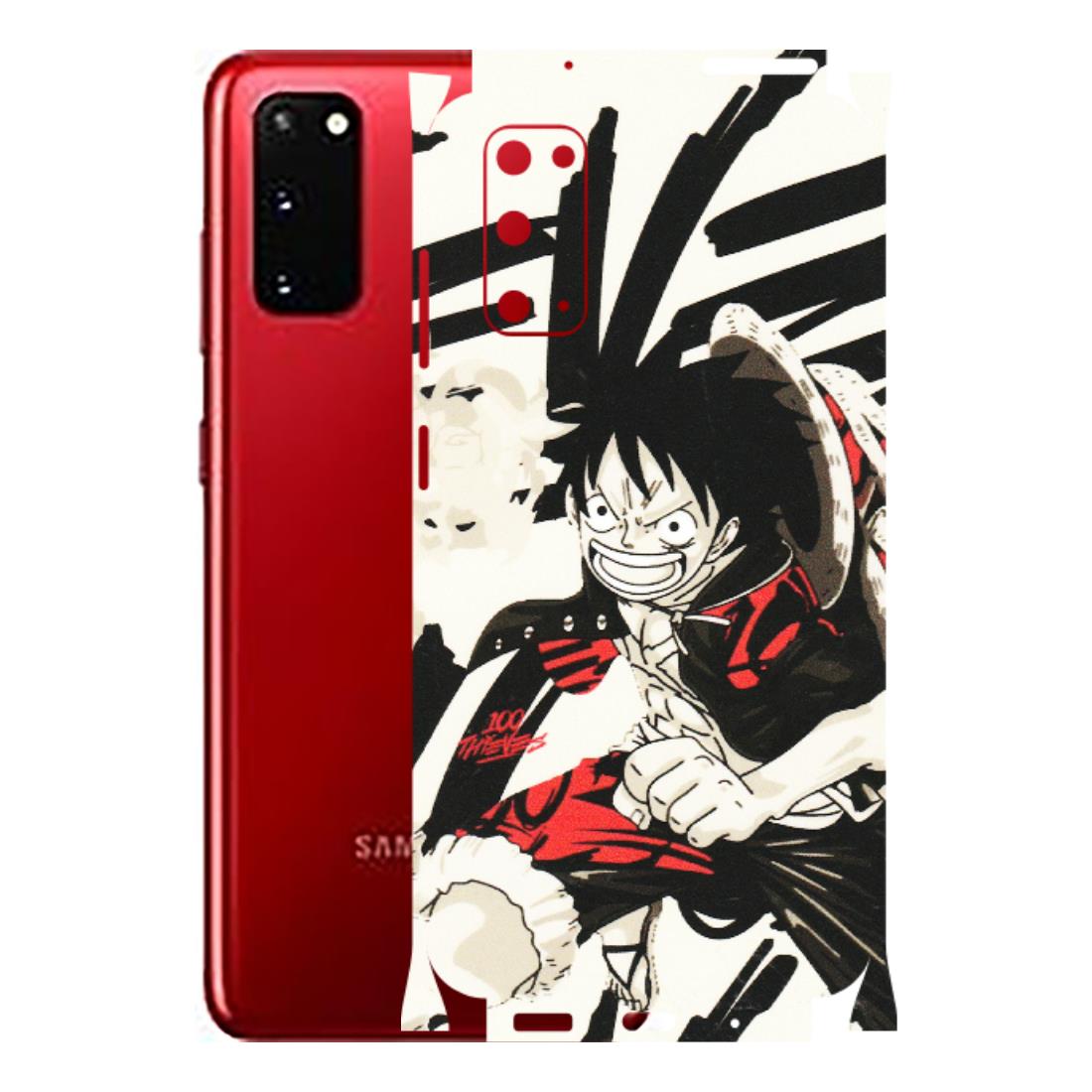 Samsung A/S Series Phone Skins (All Models) - Monkey D.Luffy Manga Anime - Matte Finish (M-145) Samsung Galaxy S20