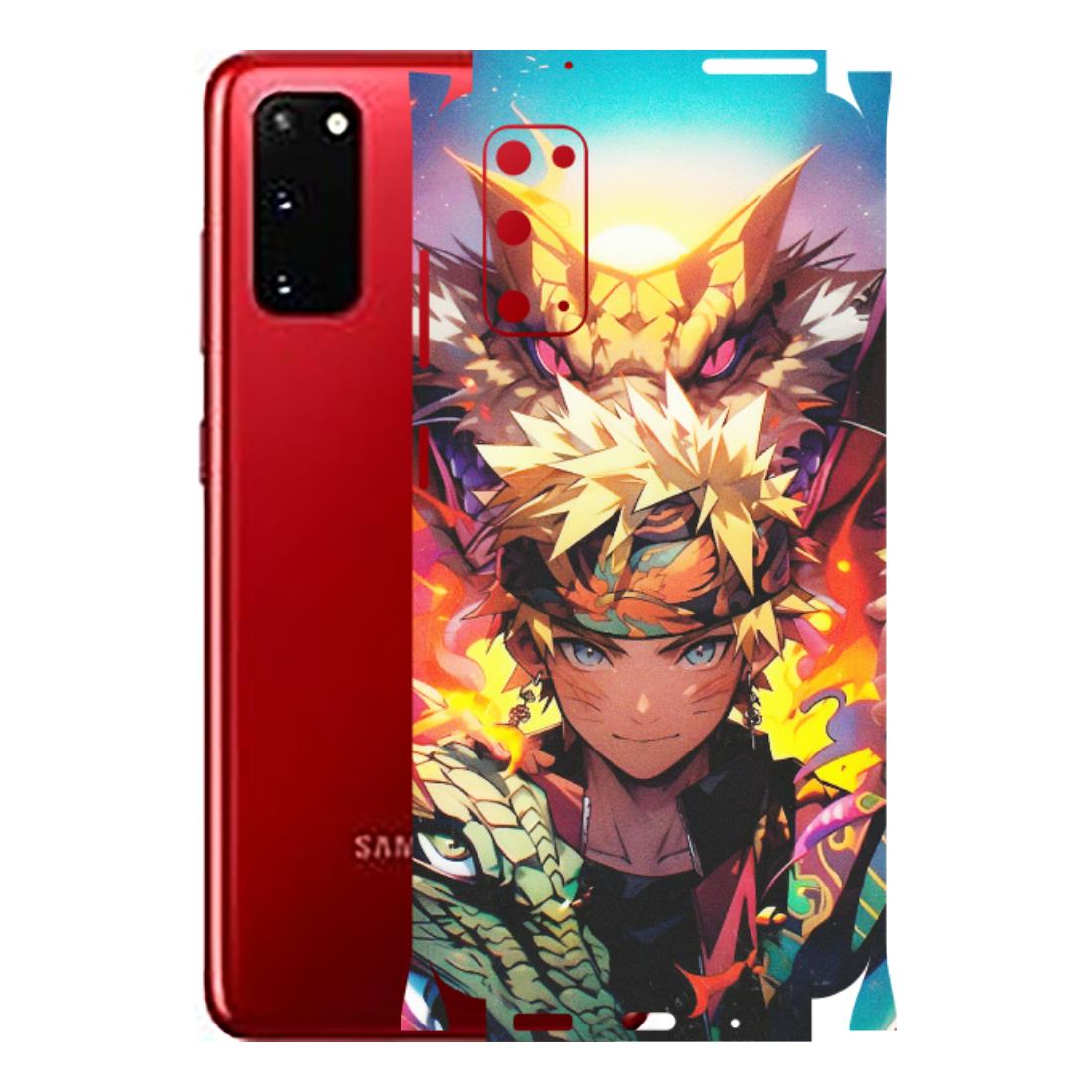 Samsung A/S Series Phone Skins (All Models) - Angry Naruto Anime - Matte Finish (M-148) Samsung Galaxy S20