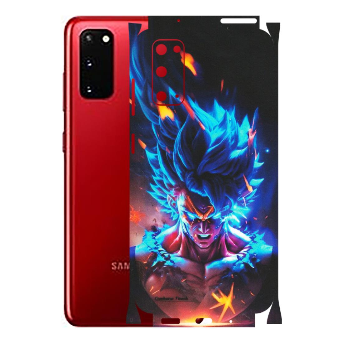 Samsung A/S Series Phone Skins (All Models) - Angry Goku Dragon Ball Anime - Matte Finish (M-150) Samsung Galaxy S20