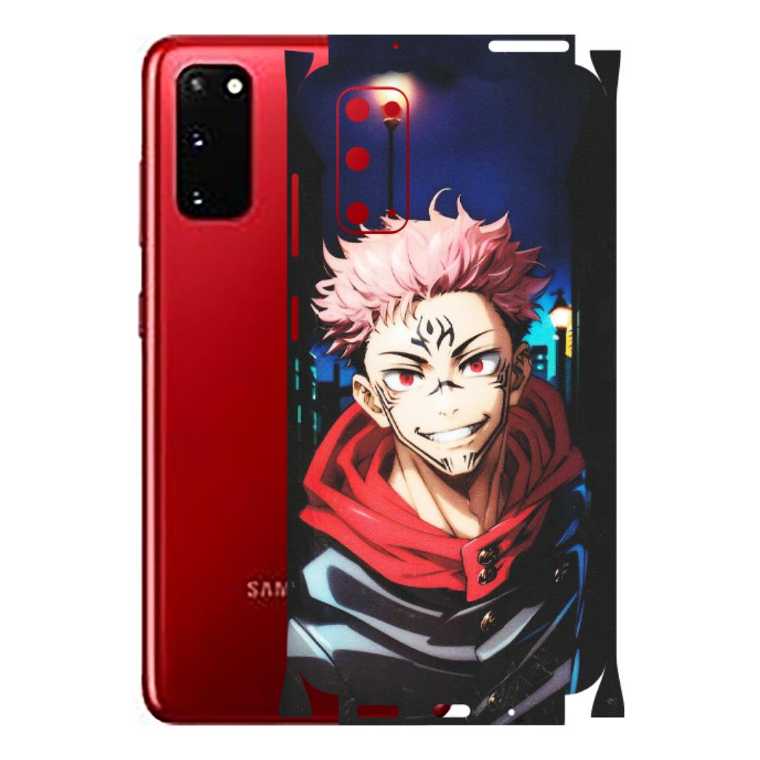 Samsung A/S Series Phone Skins (All Models) - Yuji Itadori Funny Face Anime - Matte Finish (M-152) Samsung Galaxy S20