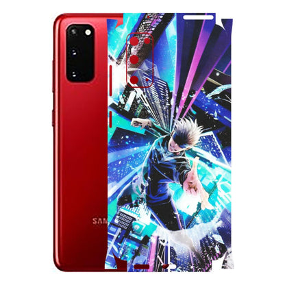 Samsung A/S Series Phone Skins (All Models) - Manga Action Jujustu Kaisen Anime - Matte Finish (M-155) Samsung Galaxy S20