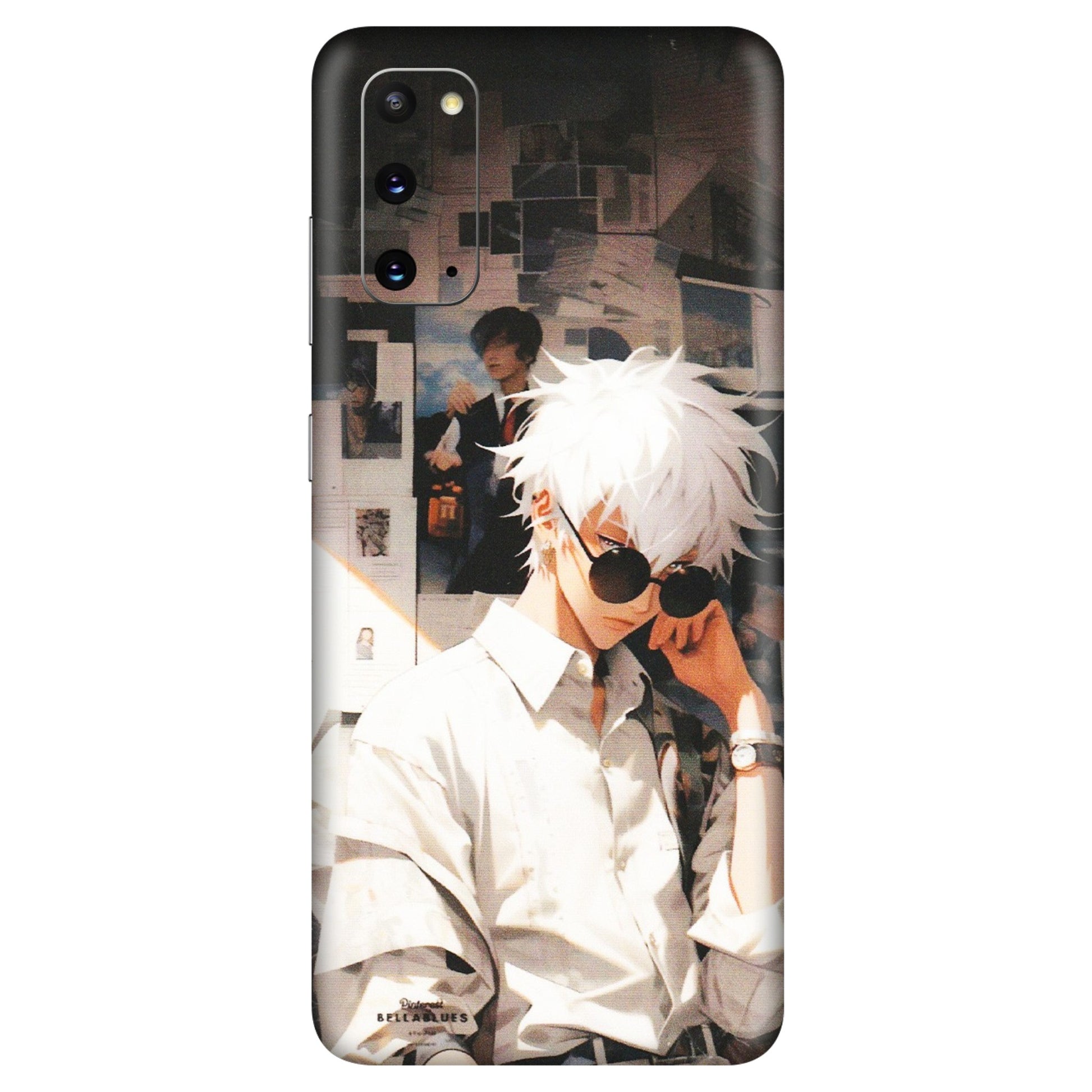 Samsung A/S Series Phone Skins (All Models) - Gojo Satoru Jujustu Kaisen Anime - Matte Finish (M-156) Samsung Galaxy S20