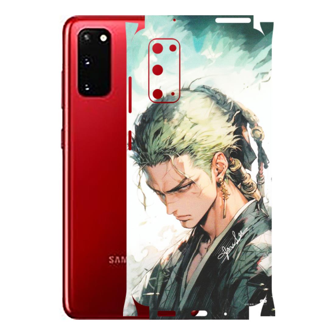 Samsung A/S Series Phone Skins (All Models) - Pirate Hunter One Piece Anime - Matte Finish (M-157) Samsung Galaxy S20