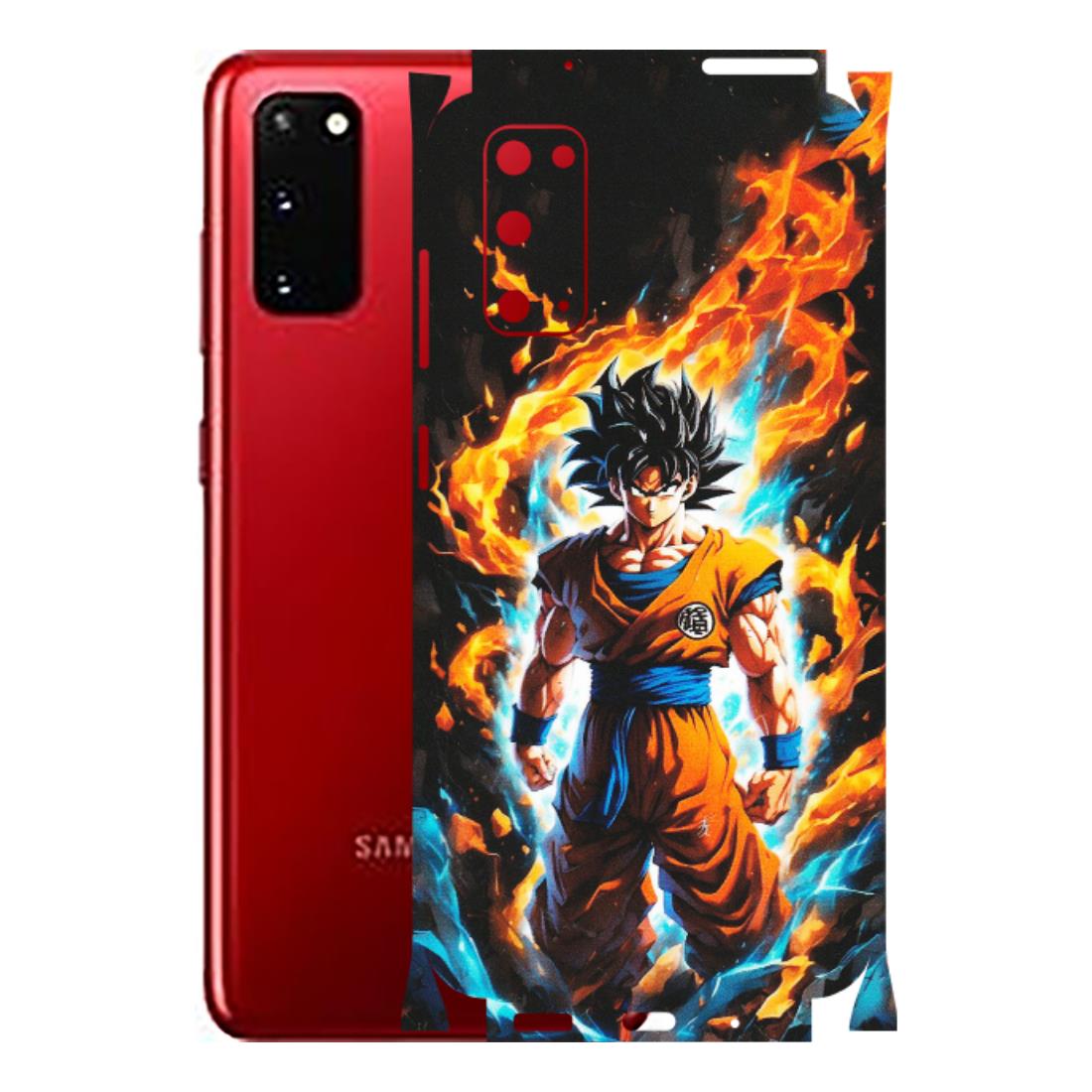 Samsung A/S Series Phone Skins (All Models) - Goku Transformation Anime - Matte Finish (M-159) Samsung Galaxy S20