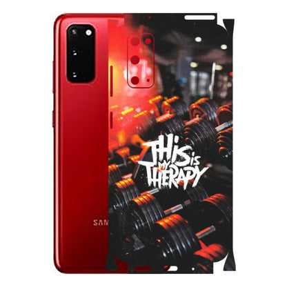 Samsung A/S Series Phone Skins (All Models) - GYM Lover Therapy - Matte Finish (M-160) Samsung Galaxy S20