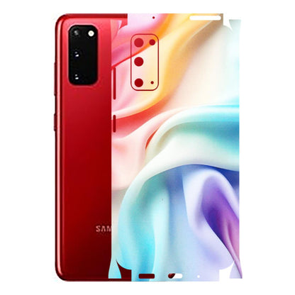 Samsung A/S Series Phone Skins (All Models) - Colourful Silk Cloth - Matte Finish (M-165) Samsung Galaxy S20