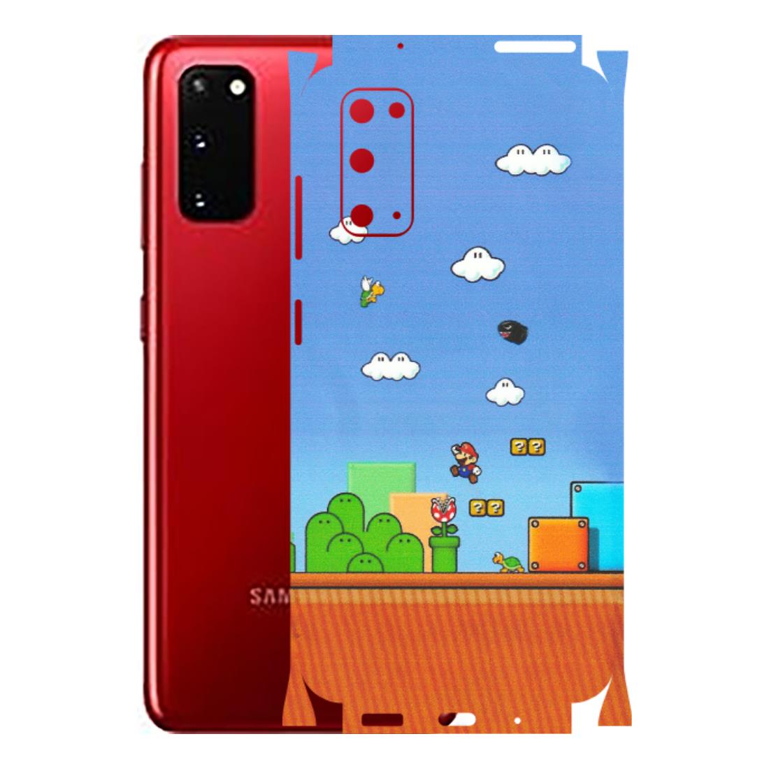 Samsung A/S Series Phone Skins (All Models) - Mario Game Scene - Matte Finish (M-24) Samsung Galaxy S20