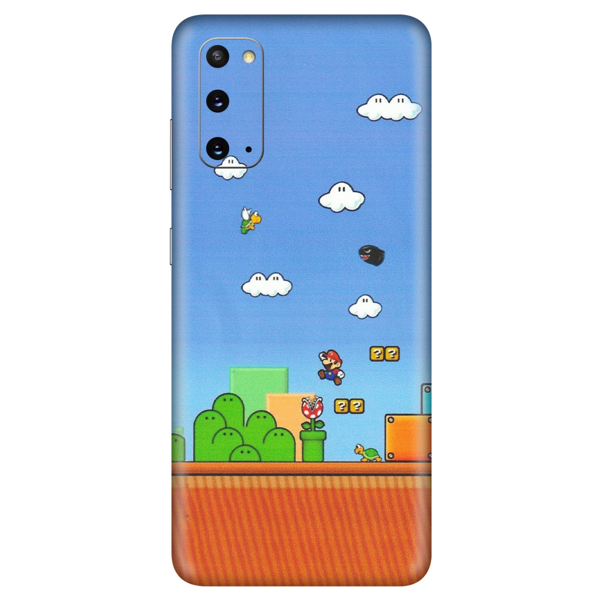 Samsung A/S Series Phone Skins (All Models) - Mario Game Scene - Matte Finish (M-24) Samsung Galaxy S20