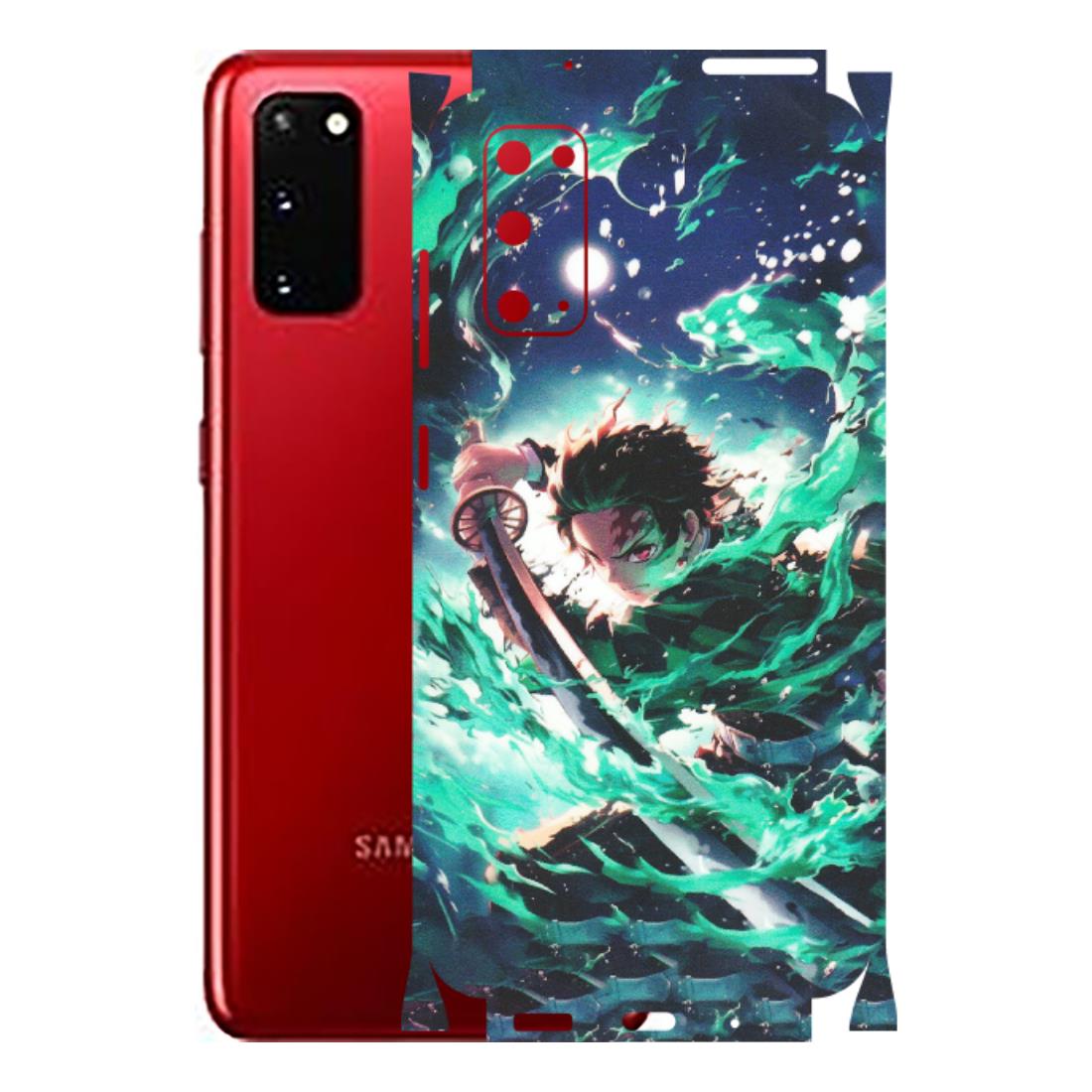Samsung A/S Series Phone Skins (All Models) - Sword Fighter Anime - Matte Finish (M-29) Samsung Galaxy S20