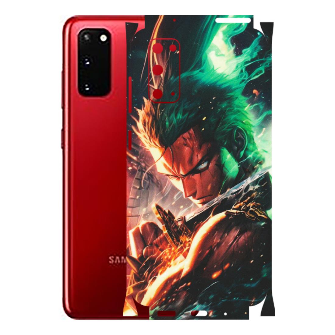 Samsung A/S Series Phone Skins (All Models) - Anime Gojo Sword - Matte Finish (M-32) Samsung Galaxy S20