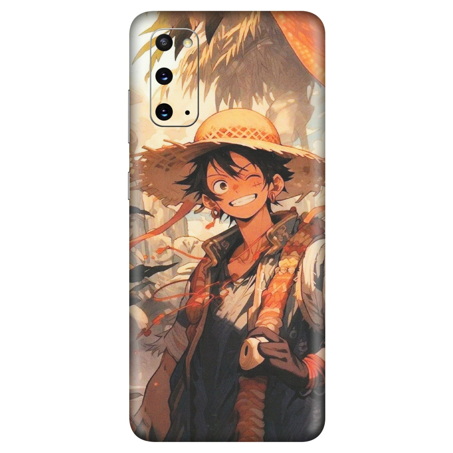 Samsung A/S Series Phone Skins (All Models) - Anime Character Smile - Matte Finish (M-33) Samsung Galaxy S20