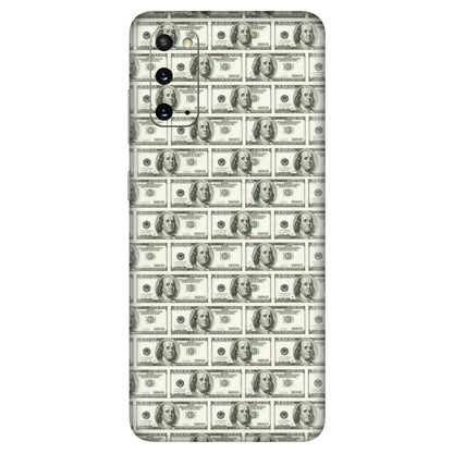 Samsung A/S Series Phone Skins (All Models) - I Love Dollars - Matte Finish (M-40) Samsung Galaxy S20