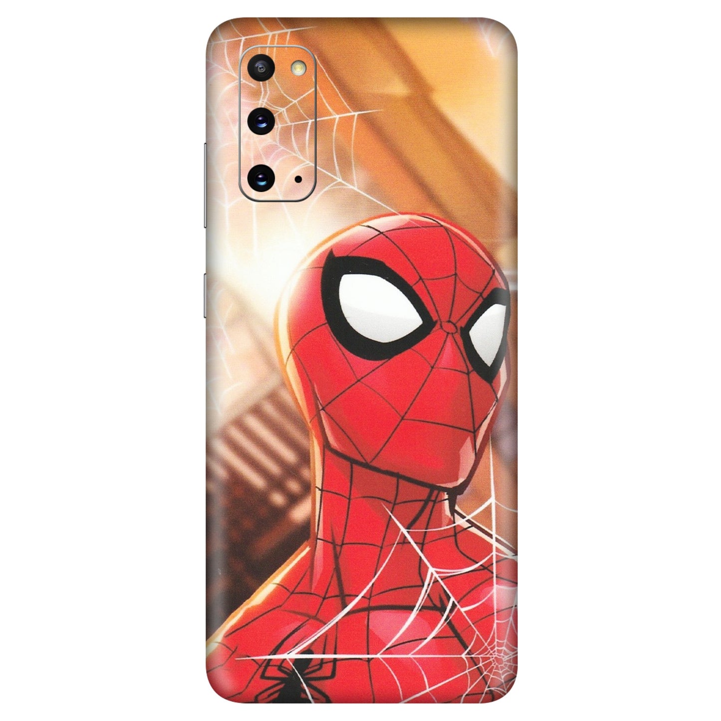 Samsung A/S Series Phone Skins (All Models) - Spiderman Face New - Matte Finish (M-41) Samsung Galaxy S20