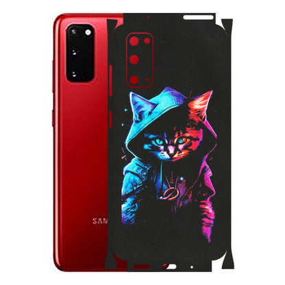 Samsung A/S Series Phone Skins (All Models) - Cyberpunk Cat - Matte Finish (M-45) Samsung Galaxy S20