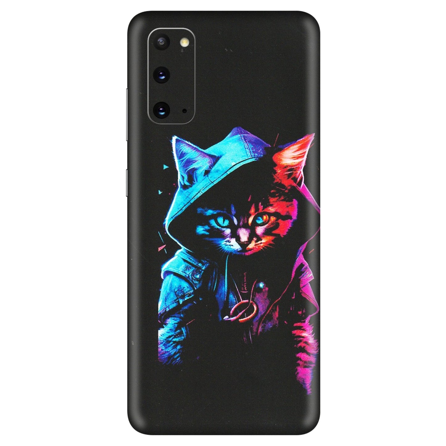 Samsung A/S Series Phone Skins (All Models) - Cyberpunk Cat - Matte Finish (M-45) Samsung Galaxy S20