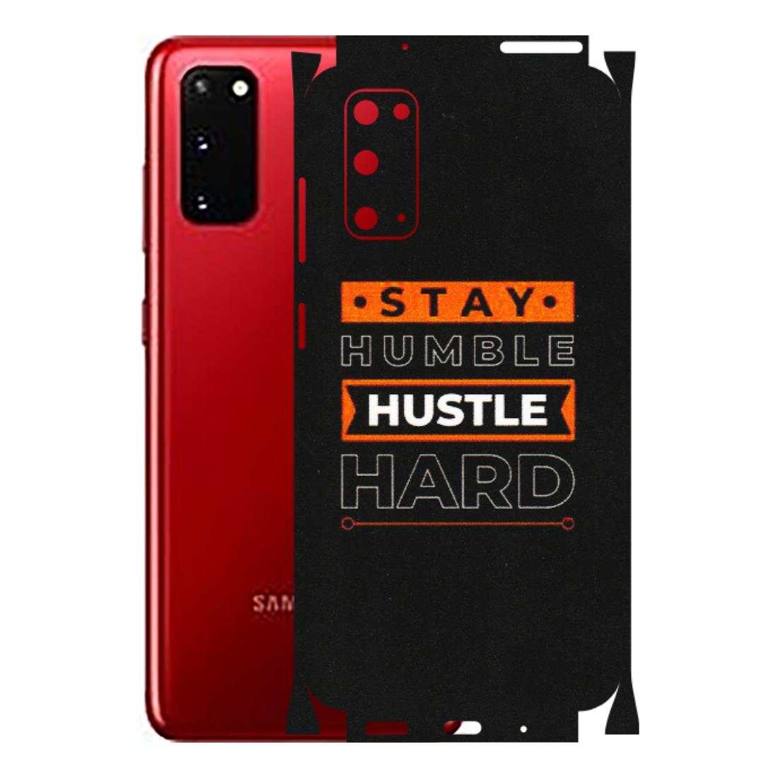 Samsung A/S Series Phone Skins (All Models) - Stay Humble Stay Hard - Matte Finish (M-48) Samsung Galaxy S20