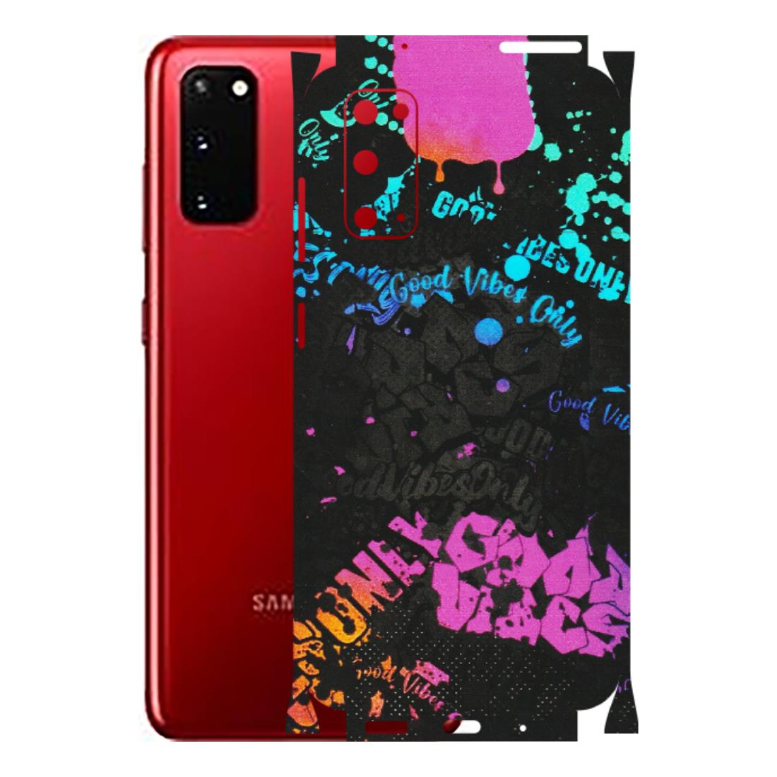 Samsung A/S Series Phone Skins (All Models) - Majestic Black Vibes - Matte Finish (M-62) Samsung Galaxy S20