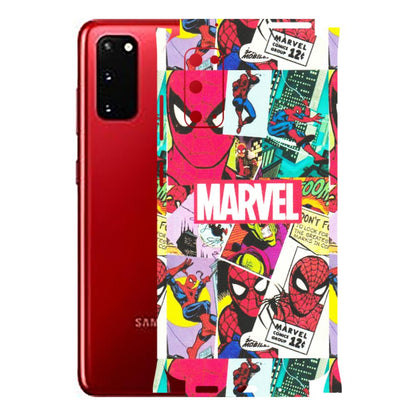 Samsung A/S Series Phone Skins (All Models) - Marvel Comic Spiderman Grafitti - Matte Finish (M-72) Samsung Galaxy S20