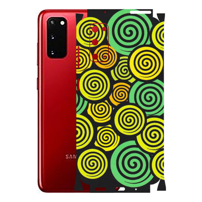 Samsung A/S Series Phone Skins (All Models) - Crazy Spiral - Matte Finish (M-91) Samsung Galaxy S20