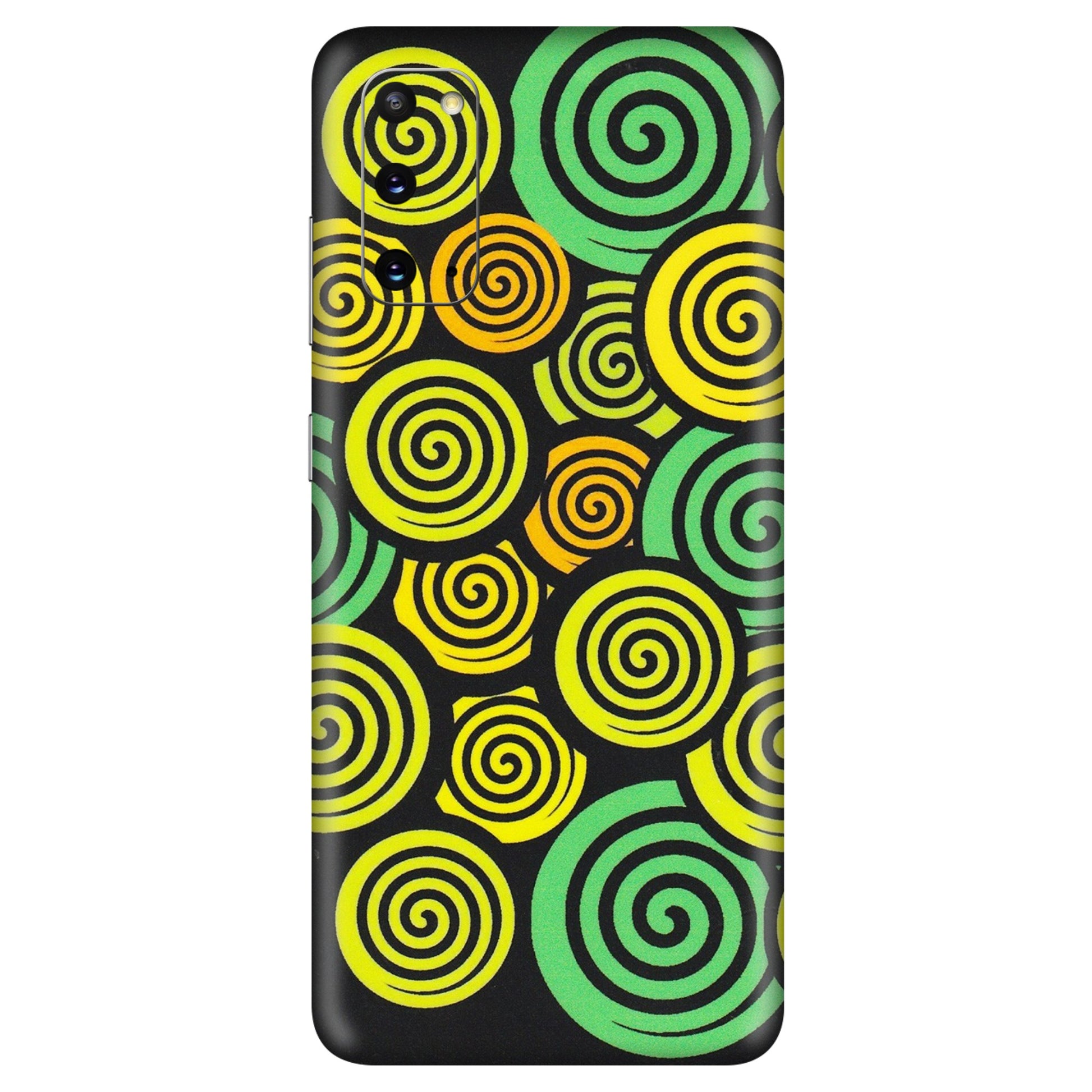 Samsung A/S Series Phone Skins (All Models) - Crazy Spiral - Matte Finish (M-91) Samsung Galaxy S20