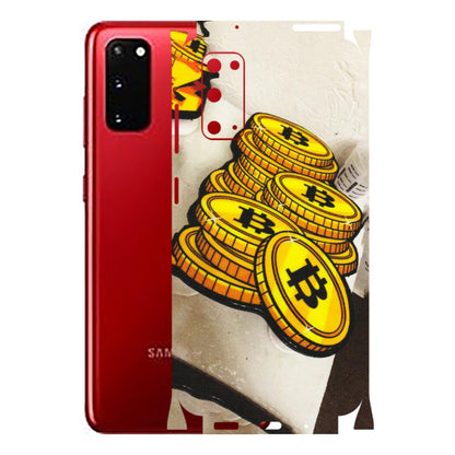 Samsung A/S Series Phone Skins (All Models) - Billionaire Bitcoin Collection - Matte Finish (M-92) Samsung Galaxy S20