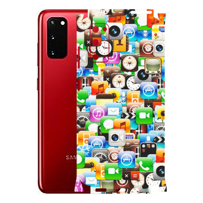 Samsung A/S Series Phone Skins (All Models) - All Apple Icons - Matte Finish (M-93) Samsung Galaxy S20