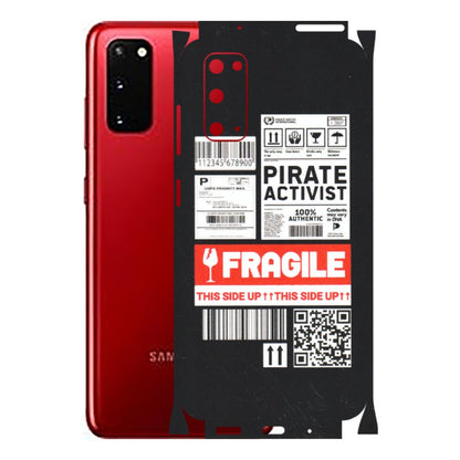 Samsung A/S Series Phone Skins (All Models) - Handle With Care - Matte Finish (M-99) Samsung Galaxy S20