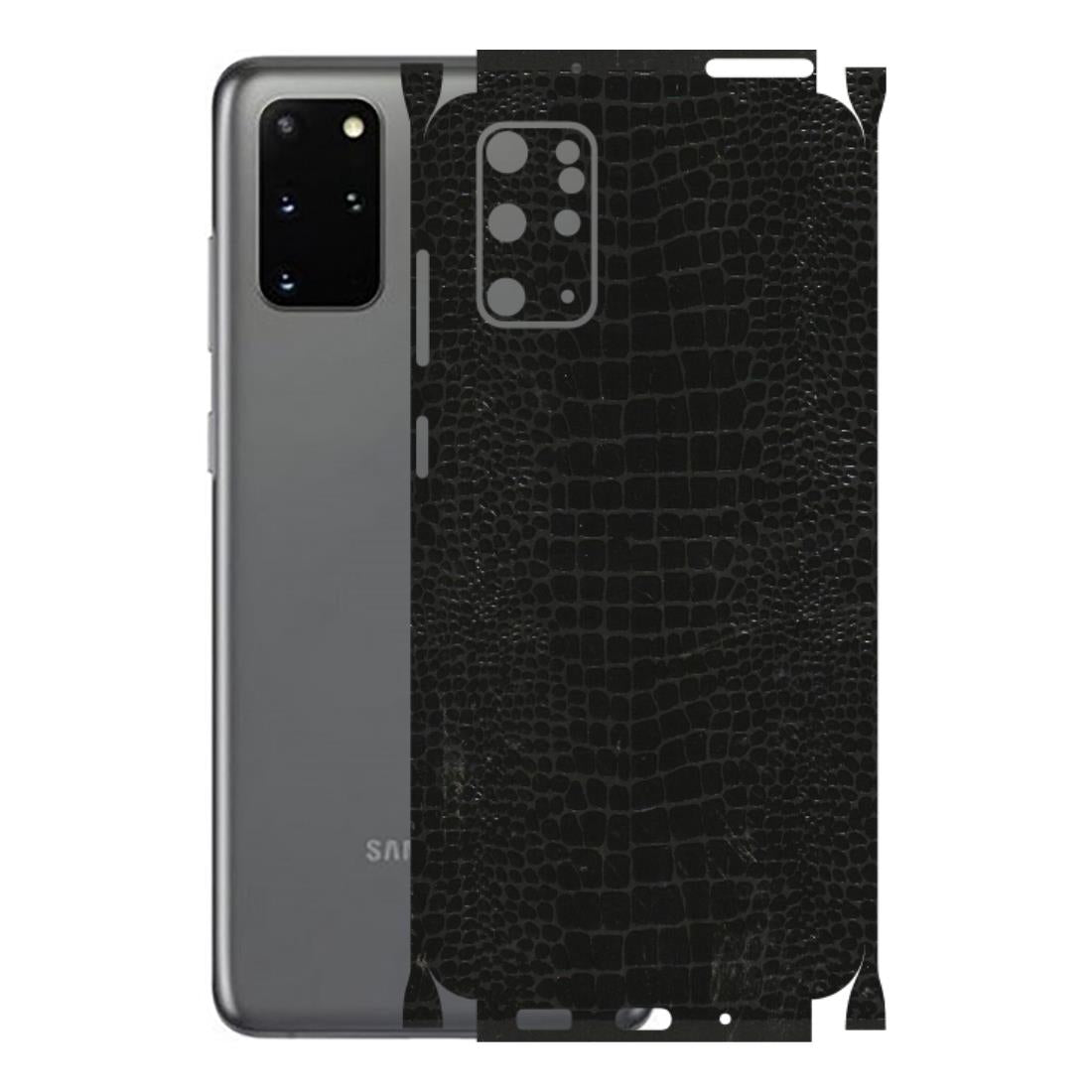 Samsung A/S Series Phone Skins (All Models) - Snake Leather Black - 3D Embossed Finish (L-107) Samsung Galaxy S20 Plus
