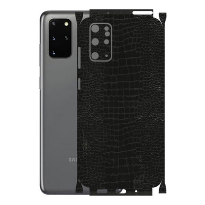 Samsung A/S Series Phone Skins (All Models) - Snake Leather Black - 3D Embossed Finish (L-107) Samsung Galaxy S20 Plus