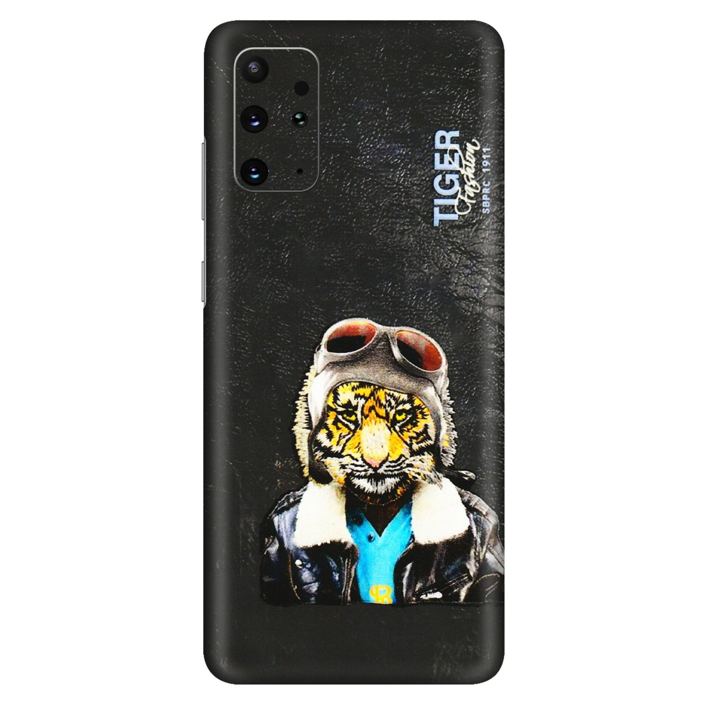 Samsung A/S Series Phone Skins (All Models) - Rider Tiger - 3D Embossed Finish (L-113) Samsung Galaxy S20 Plus