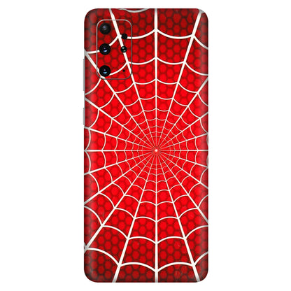Samsung A/S Series Phone Skins (All Models) - Classic Spidey Web - 3D Embossed Finish (L-115) Samsung Galaxy S20 Plus