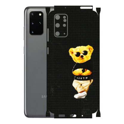 Samsung A/S Series Phone Skins (All Models) - Classy Teddy Bear - 3D Embossed Finish (L-116) Samsung Galaxy S20 Plus
