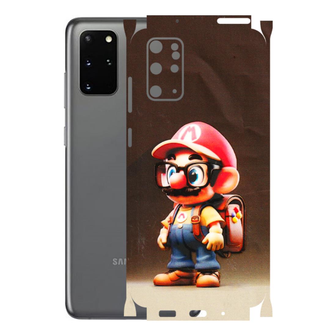 Samsung A/S Series Phone Skins (All Models) - Little Mario - 3D Embossed Finish (L-119) Samsung Galaxy S20 Plus