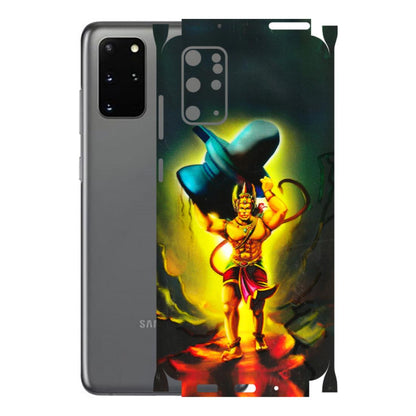 Samsung A/S Series Phone Skins (All Models) - Hanuman Ji - 3D Embossed Finish (L-128) Samsung Galaxy S20 Plus