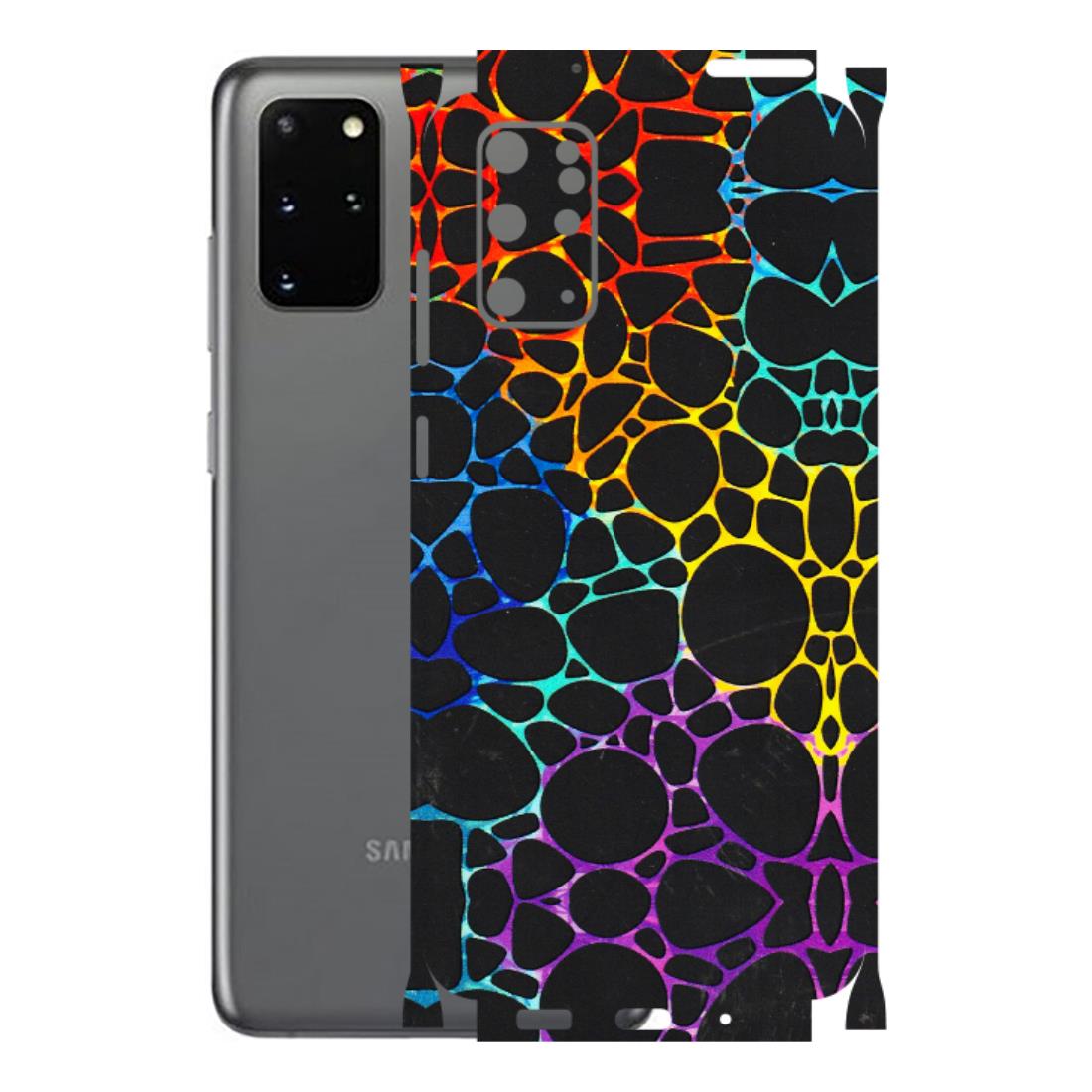 Samsung A/S Series Phone Skins (All Models) - Abstract Art MultiColour - 3D Embossed Finish (L-133) Samsung Galaxy S20 Plus